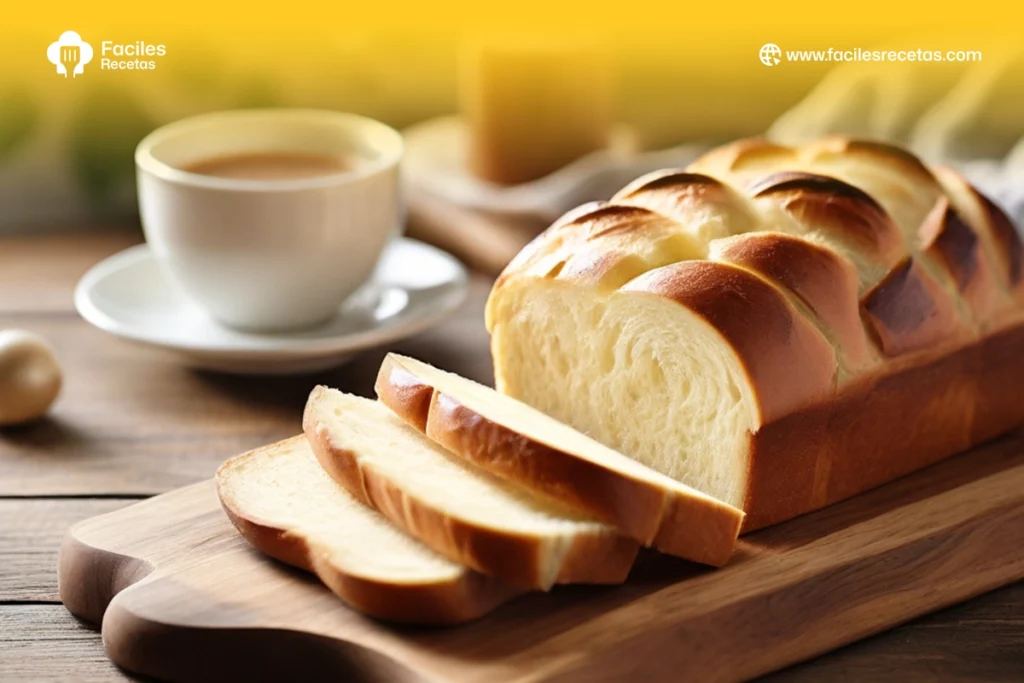 Pan de leche recién horneado, suave y esponjoso, ideal para disfrutar en el desayuno o como merienda.