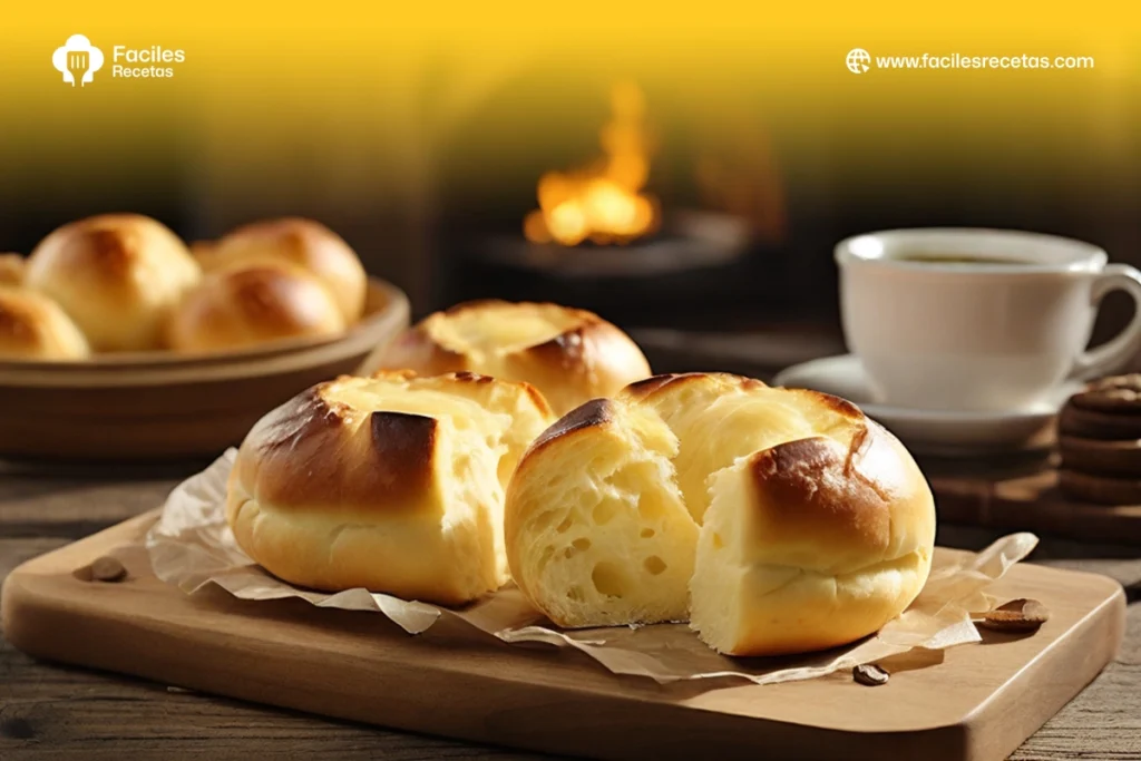 Delicioso pan de queso recién horneado, ideal para compartir y disfrutar en cualquier ocasión.