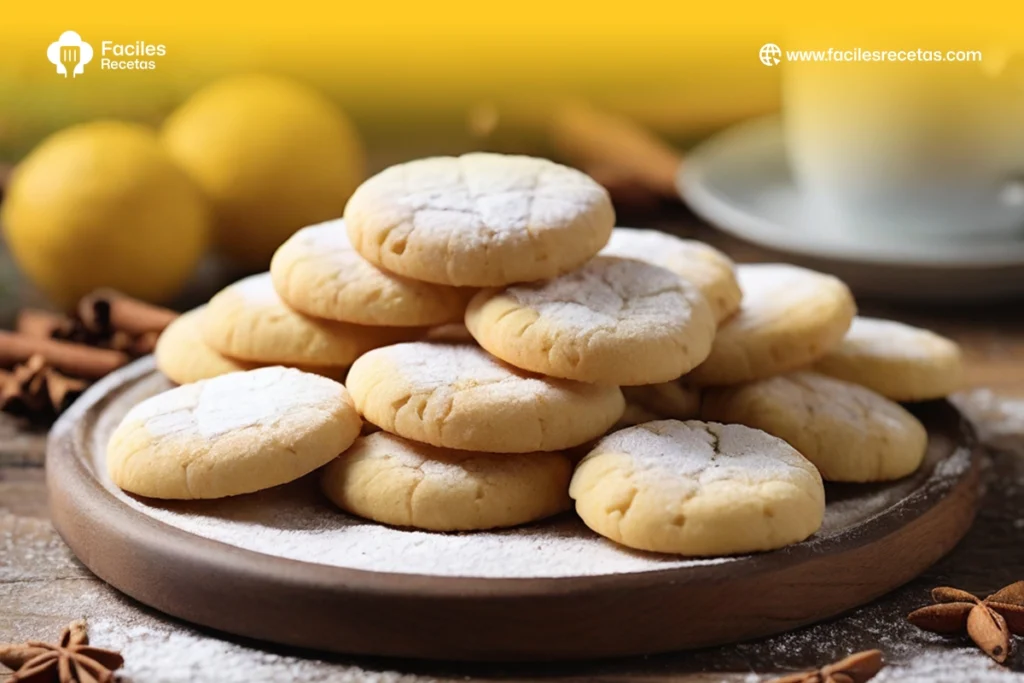 Mantecados caseros recién horneados, una receta tradicional española perfecta para cualquier ocasión especial.