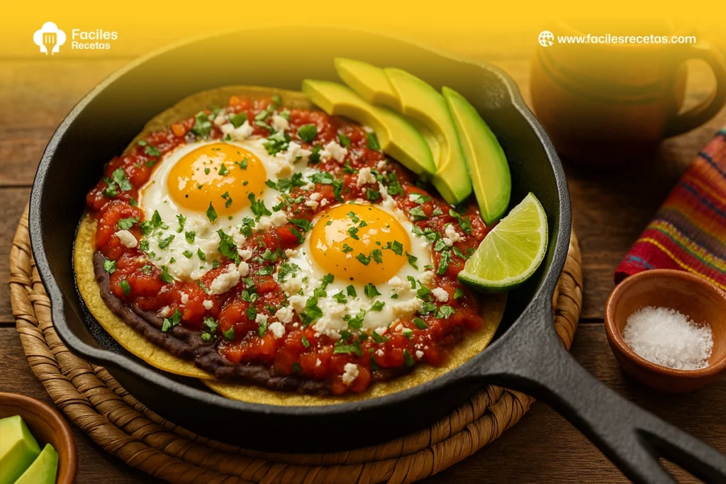 Skillet Huevos Rancheros Rápido Rico y Fácil de Hacer