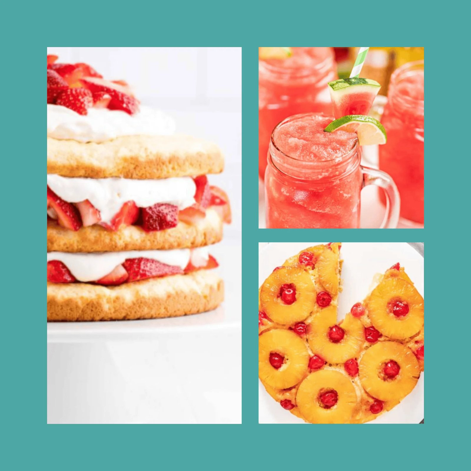 Lista de dulces de verano: refrescos, frutas frescas y postres