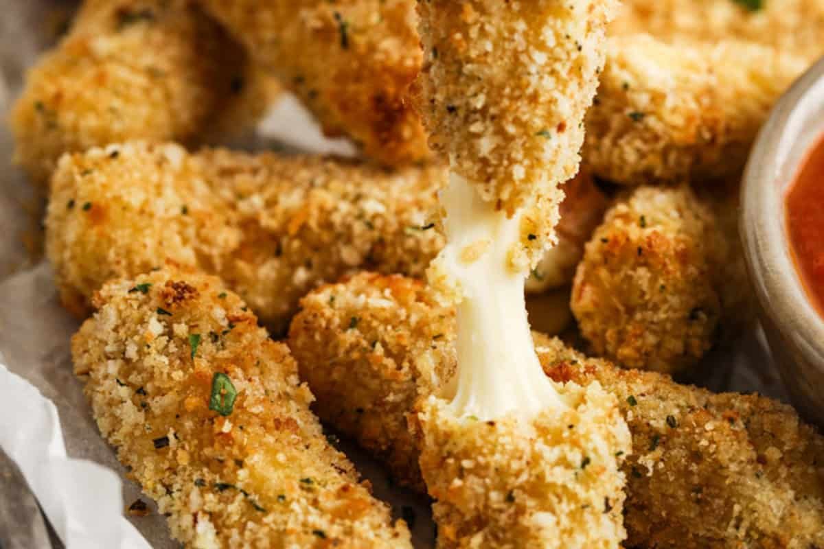 Palitos de mozzarella para freidora de aire