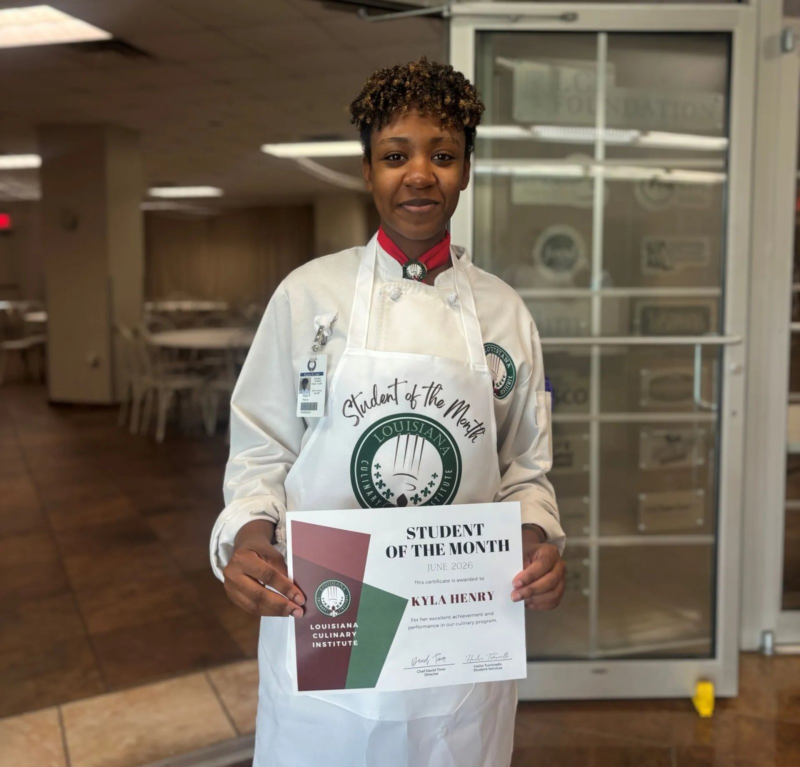 De la biología a la repostería: cómo Kayla Henry descubrió su pasión en el Louisiana Culinary Institute