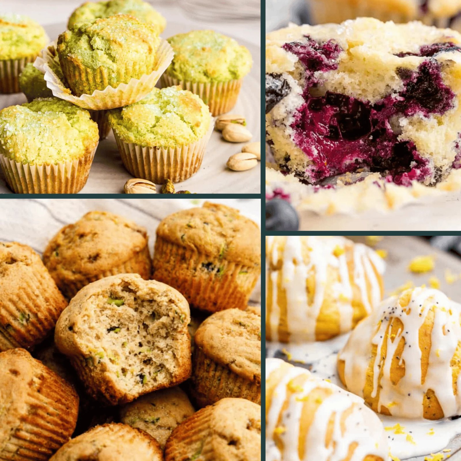 Muffins estilo panadería para viajes por carretera y días ocupados
