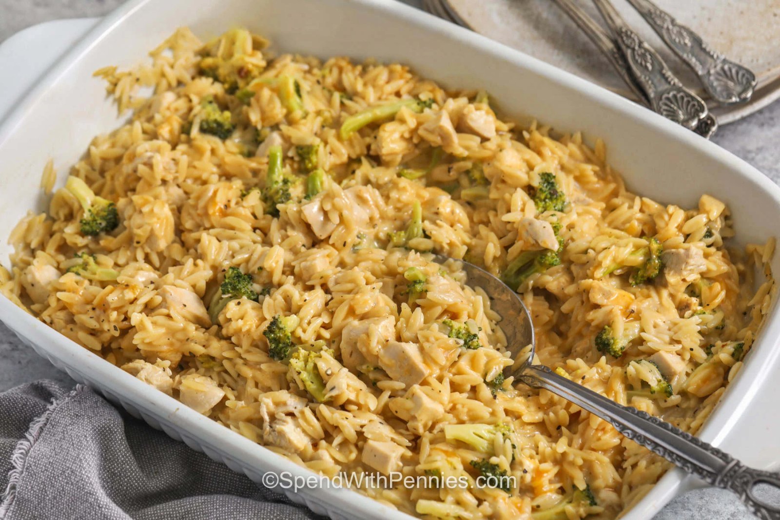 Pollo Orzo Al Horno (¡Hornear Un Plato!)