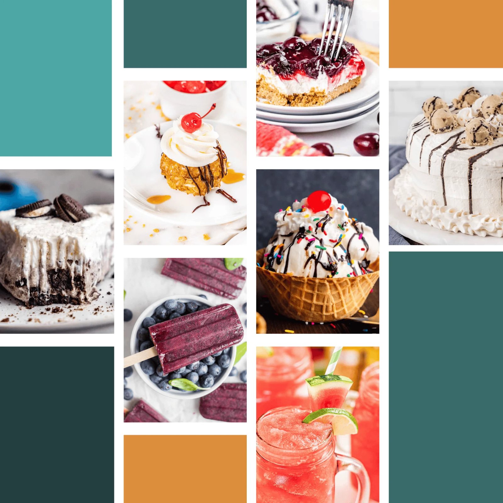 Postres frescos para el calor